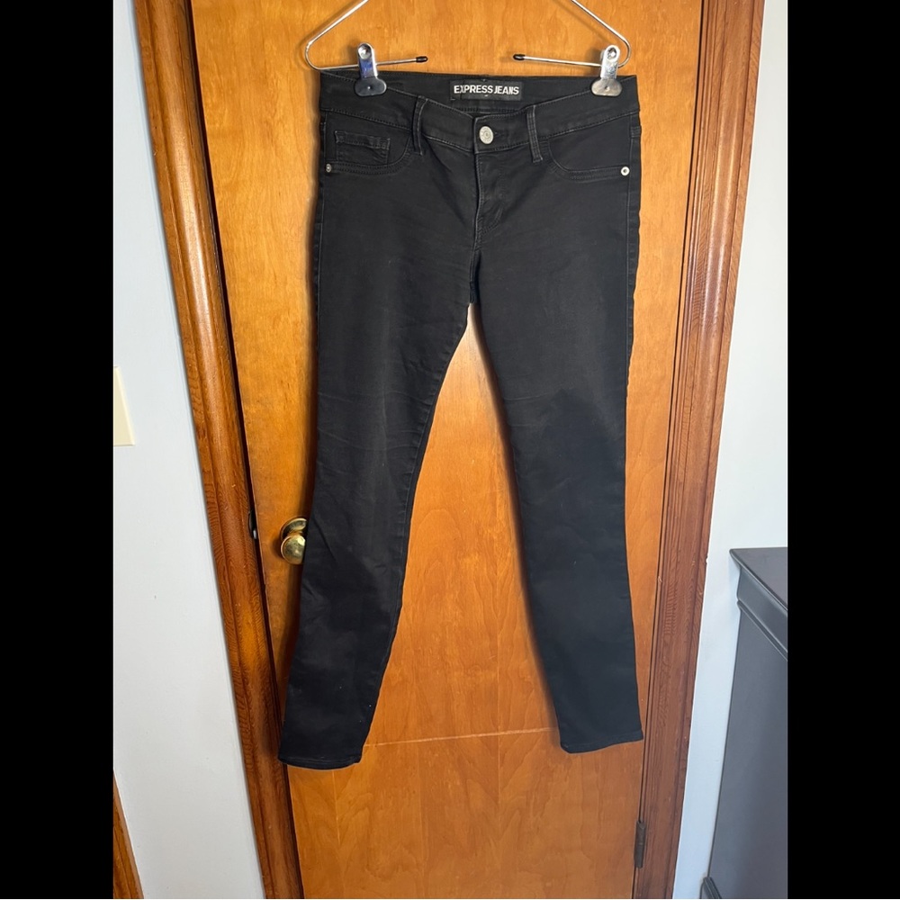 Express Stella Low-rise Black Legging Jeans Size 6, Never Worn